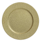 BAJO PLATO DORADO GLITTER