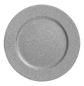 BAJO PLATO PLATEADO GLITTER