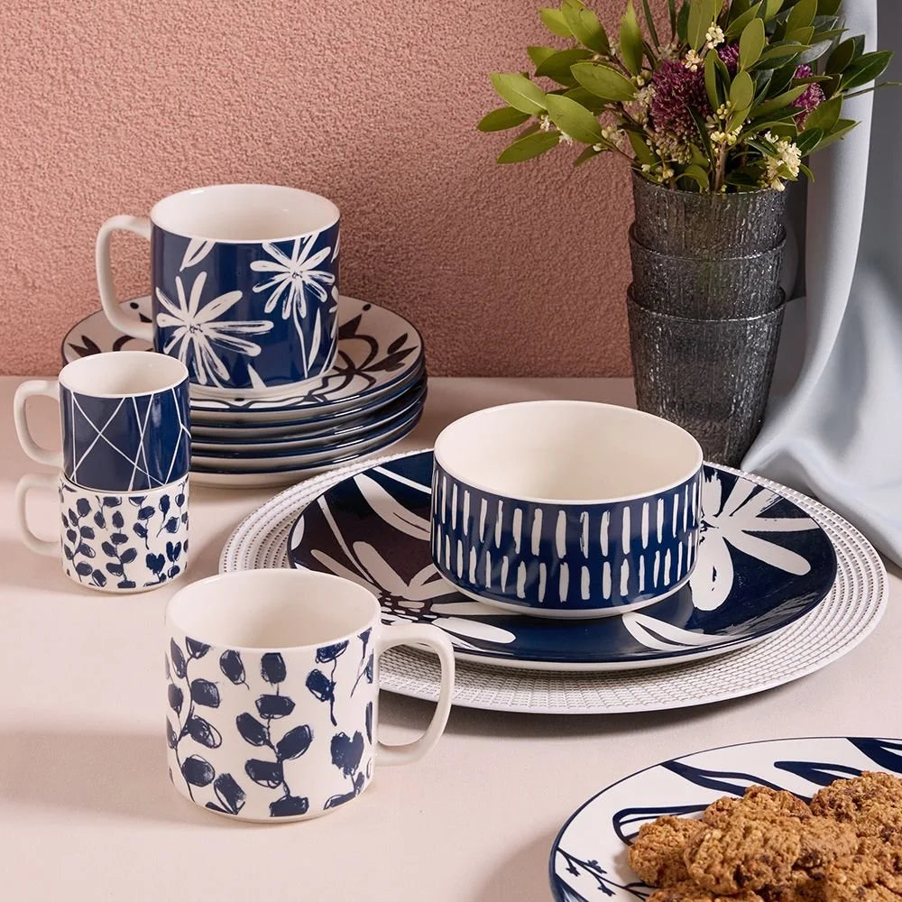BAJO PLATO BLANCO TEXTURIZADO