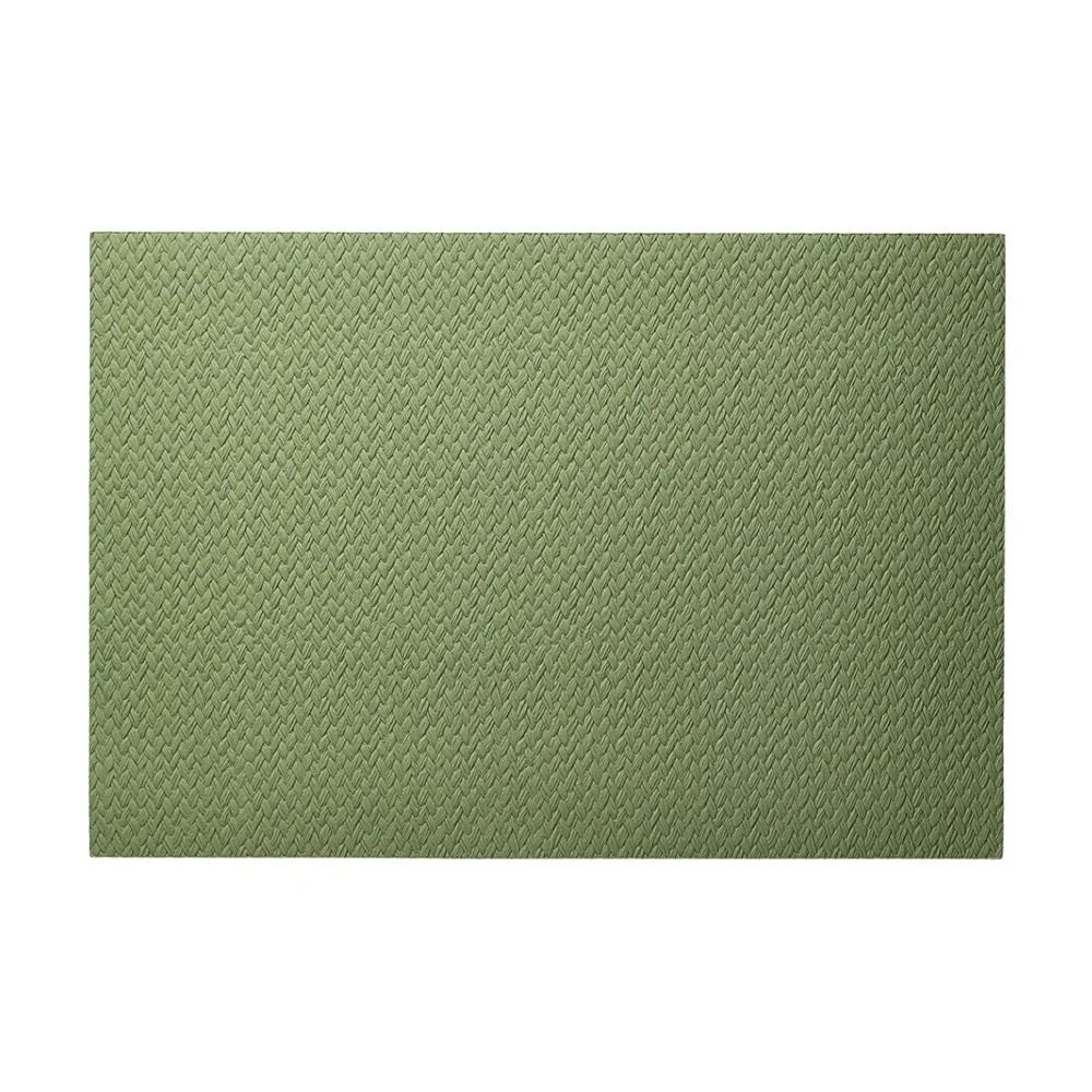 MANTEL INDIVIDUAL CON TEXTURA COLOR VERDE LAUREL