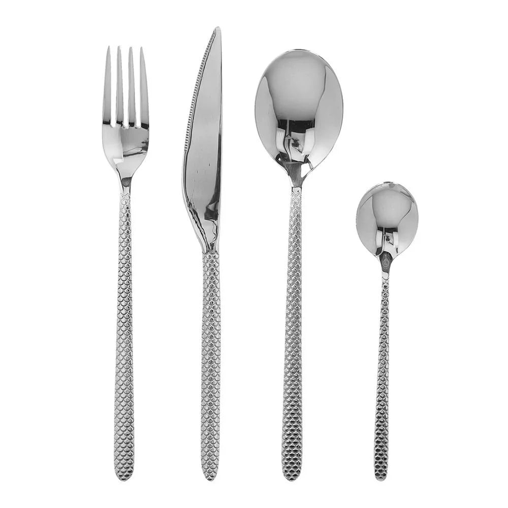 SET DE CUBIERTOS 24 PIEZAS TOGNANA OPHIRA SILVER