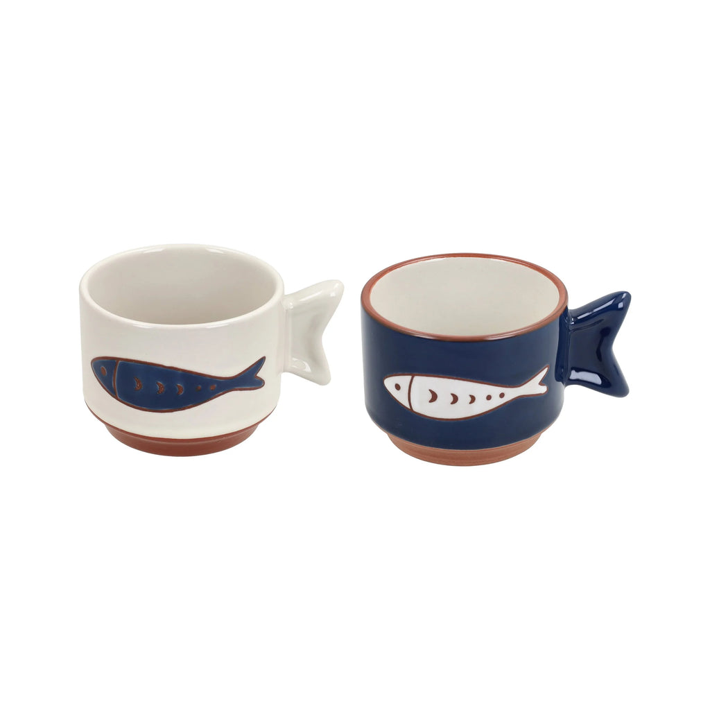 SET 6 TAZAS PECES 160 CC