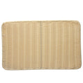 BAJO PLATO RECTANGULAR TRENZADO BEIGE