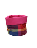 PANERA DE ALGODÓN CUADROS MULTICOLOR