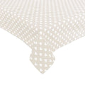 MANTEL CORAZONES BEIGE 140x140 CM