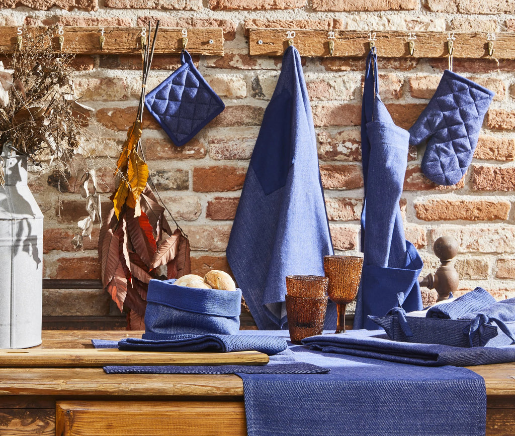 MANTEL VAQUERO AZUL