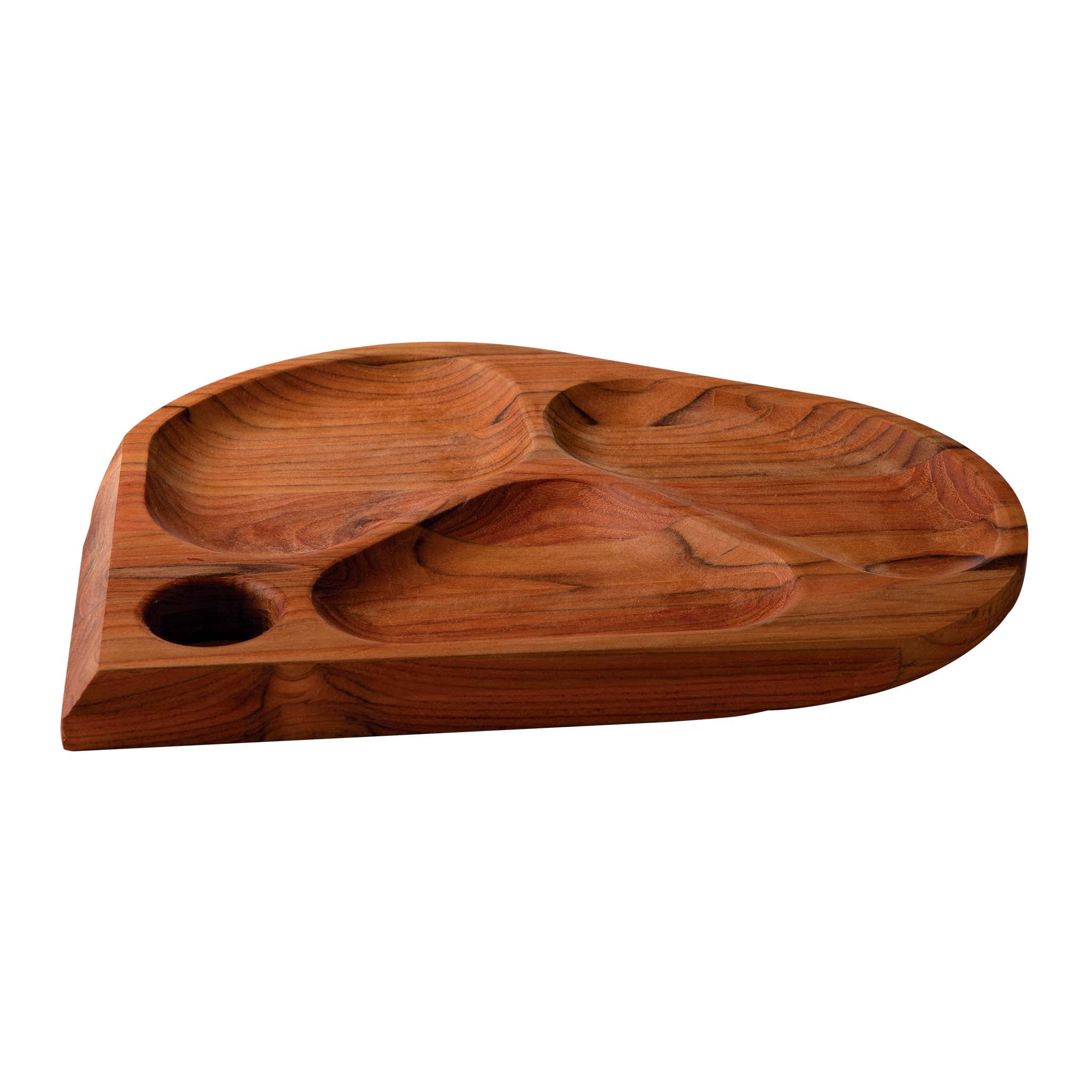 Veta natural de la madera de teca de la tabla Folium