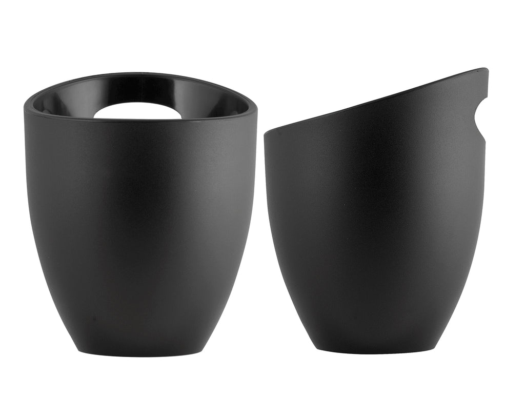 Cubitera Iglú acrílica negra
