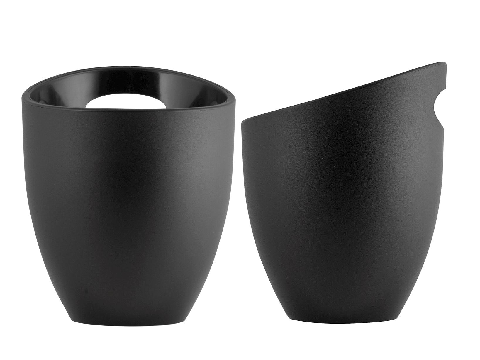 Cubitera Iglú acrílica negra