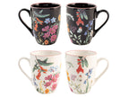 Mug new bone china Caroline blanco y negro 34 cl
