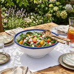 Ensaladera de melamina 24 cm con ensalada de verano