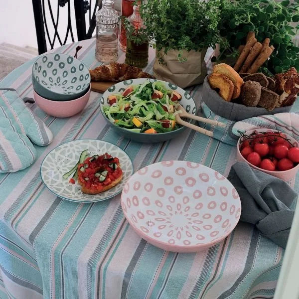 MANTEL MULTICOLOR JARDIN [140x140 - 150x300CM]