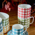 SET 6 TAZAS CALEDONIA BEIGE 380 ML