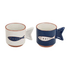 SET 6 TAZAS PECES 230 CC