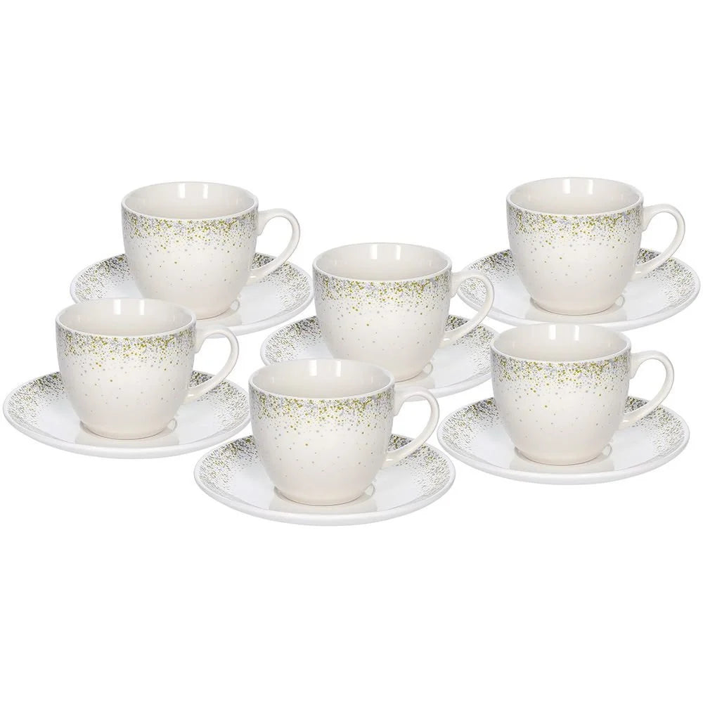 SET 6 TAZAS CAFÉ CON PLATO ASTRID