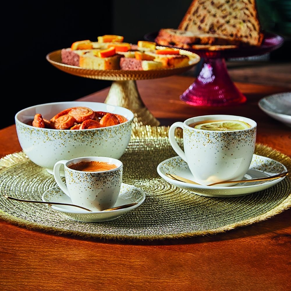 SET 6 TAZAS CAFÉ CON PLATO ASTRID