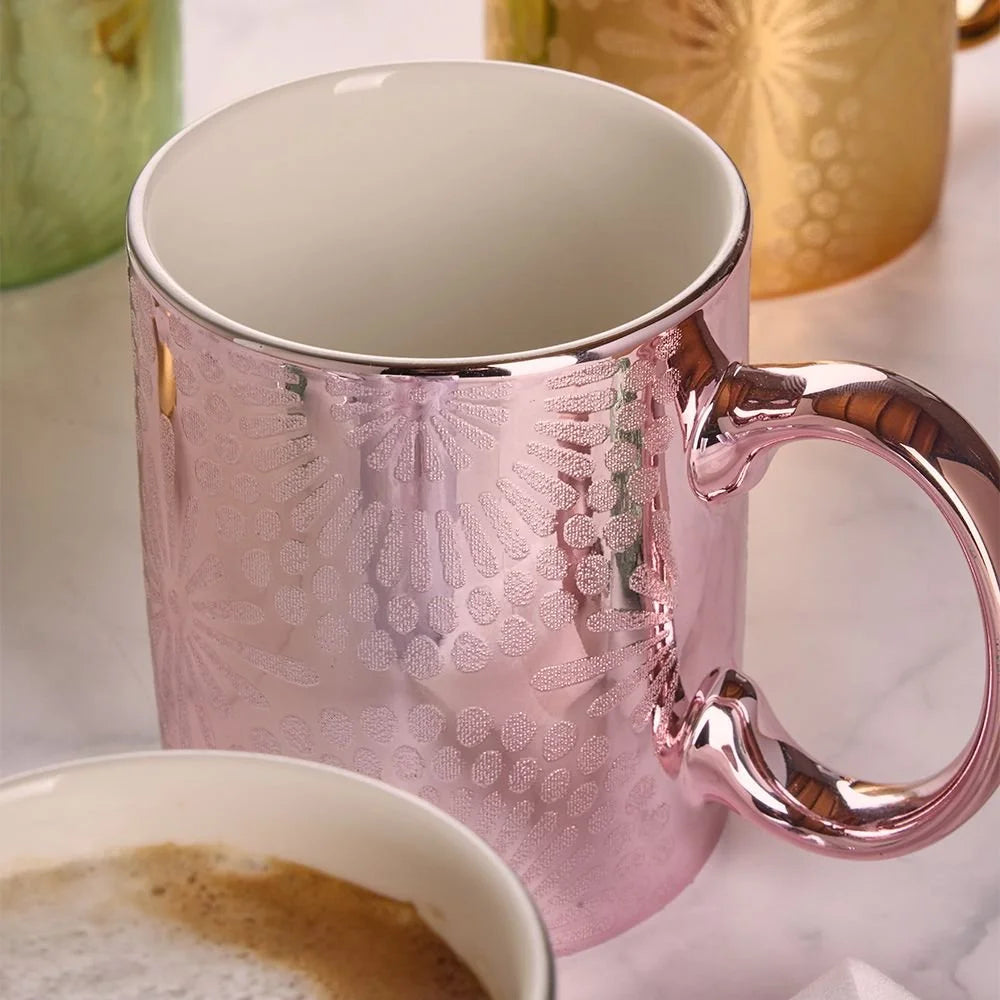 SET 4 TAZAS TWINKLE METÁLICAS