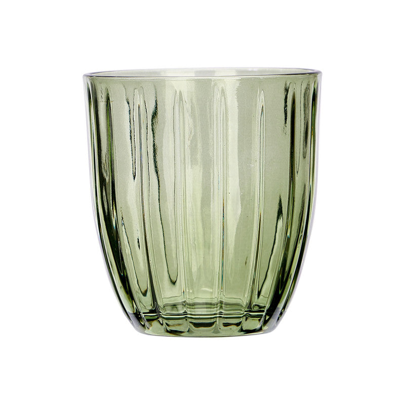 SET 6 VASOS DE AGUA RAYAS VERDE · foto 3