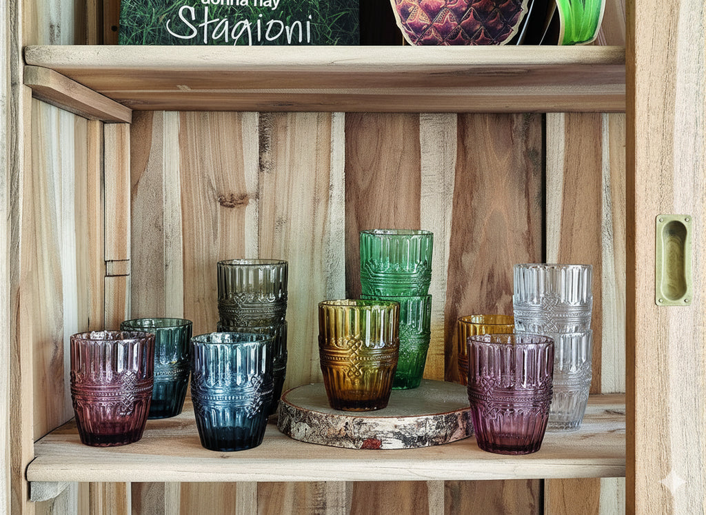 SET 6 VASOS IONICO 280 ML
