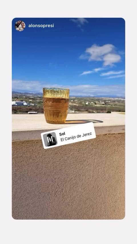 Vaso de cristal al aire libre